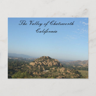 Postal El valle de Chatsworth California