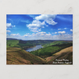 Postal El valle hermoso de Derwent