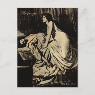 Postal El vampiro (1897) - Philip Burne-Jones