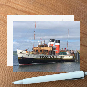 Postal El vaporeto Waverley, Rothesay, Escocia