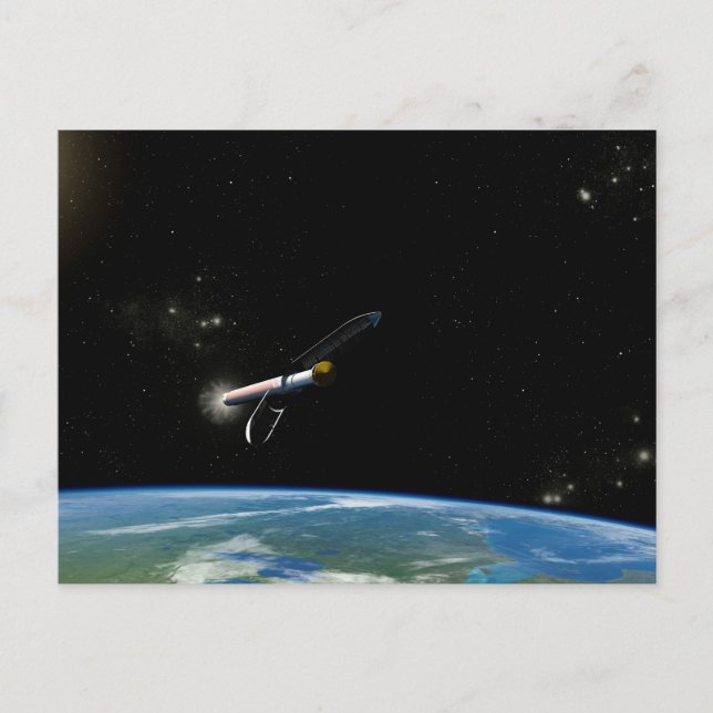 Postal El vehículo de lanzamiento Atlas V541 en órbita. (Anverso)