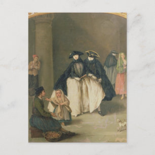 Postal El vendedor de frutas