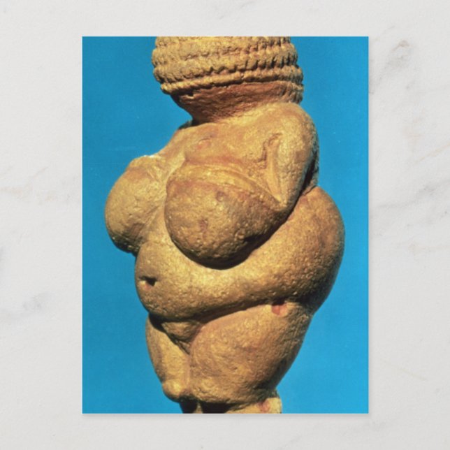 Postal El Venus de Willendorf (Anverso)