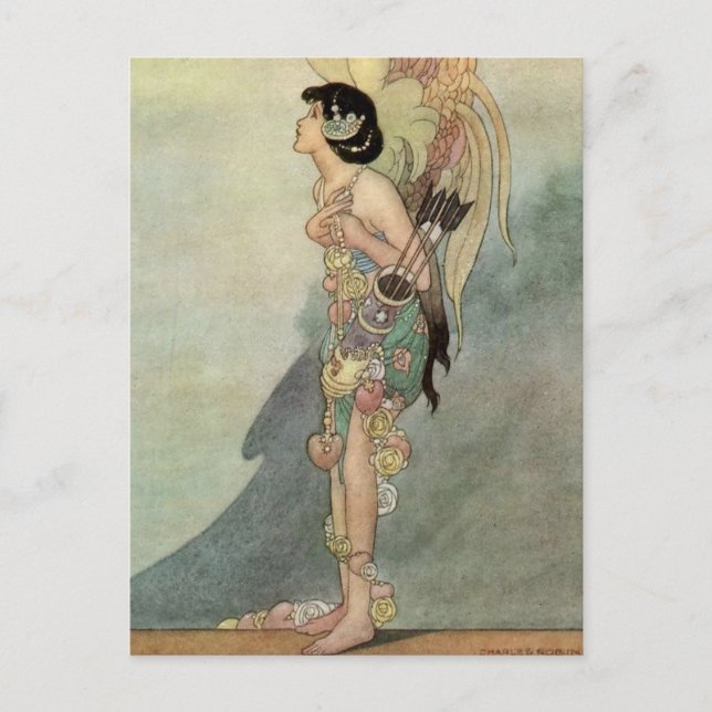 Postal El verdadero amante de Charles Robinson (Anverso)