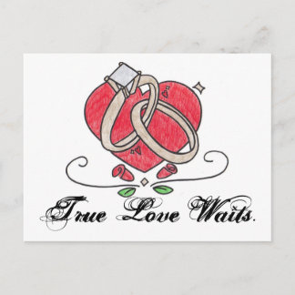Postal El Verdadero Amor Espera.
