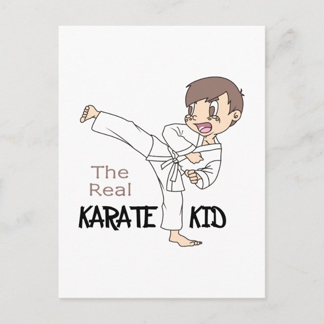 POSTAL EL VERDADERO KARATE (Anverso)