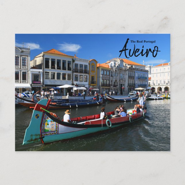 Postal El verdadero Portugal- Aveiro (Anverso)