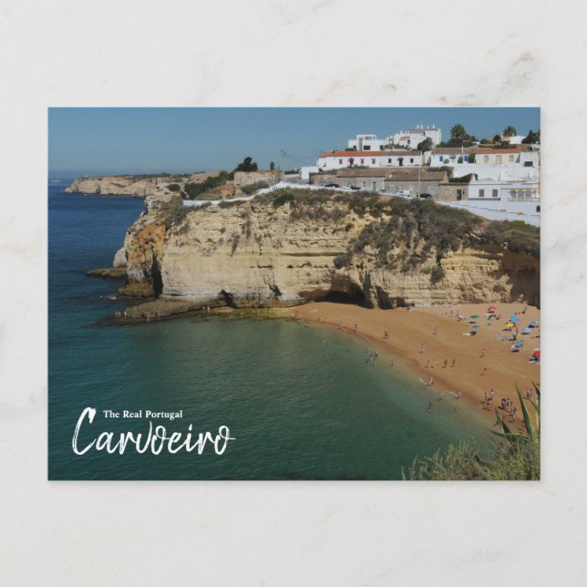 Postal El verdadero Portugal-Carvoeiro, el Algarve (Anverso)