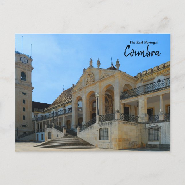 Postal El verdadero Portugal-Coimbra (Anverso)
