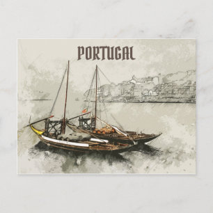 Postal El verdadero Portugal-Oporto