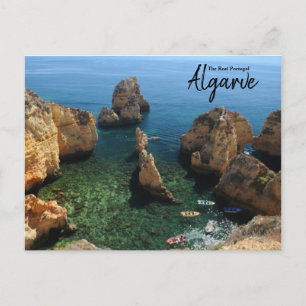 Postal El verdadero Portugal-Ponta da Piedade, el Algarve
