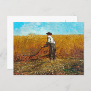 Postal El veterano en un nuevo campo   Winslow Homer