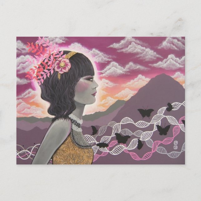 Postal El viaje (Anverso)