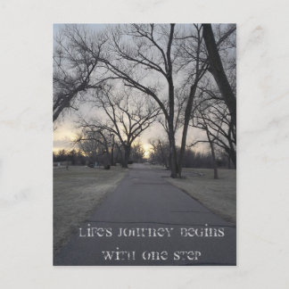 Postal El viaje de la vida