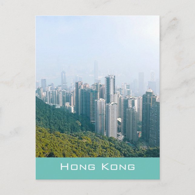 Postal El viaje máximo de la moderna Victoria de Hong Kon (Anverso)