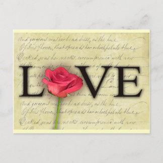 Postal El viejo amor de la moda