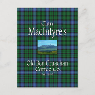 Postal El viejo café Ben Cruachan de MacIntyre.