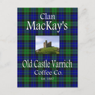Postal El viejo castillo de Clan MacKay, Varrich Coffee C