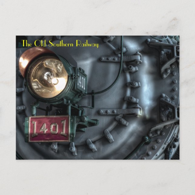 Postal El viejo ferrocarril del sur (Anverso)