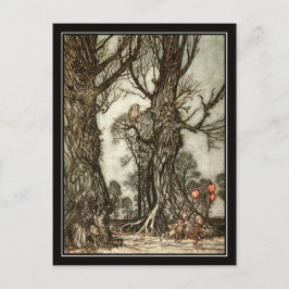 Postal El Viejo Halloween Arthur Rackham La Pelota De Had
