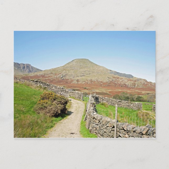 Postal El viejo hombre de Coniston (Anverso)