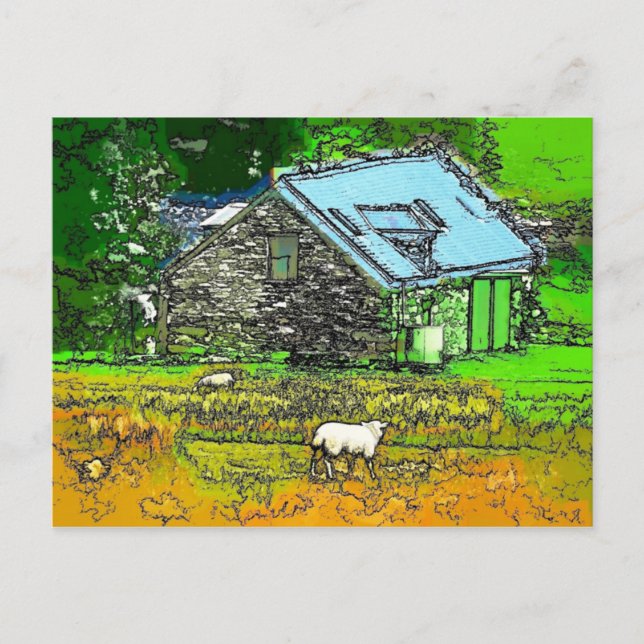 POSTAL EL VIEJO JARDÍN (Anverso)