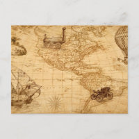 El viejo mapa de los estados unidos