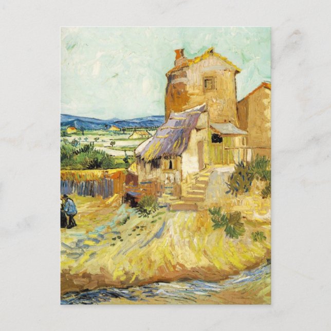 Postal El viejo molino (Anverso)