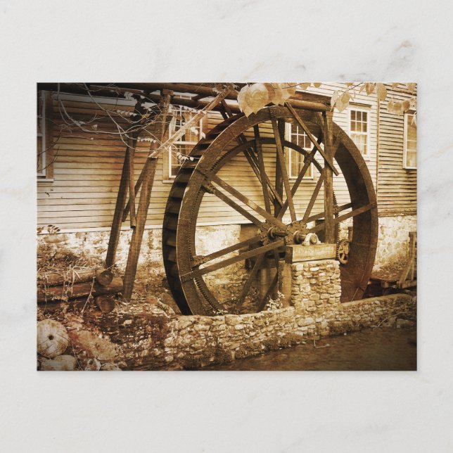 Postal El viejo molino (Anverso)