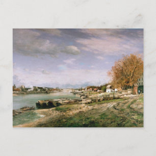 Postal El viejo muelle de Bercy, París, 1880