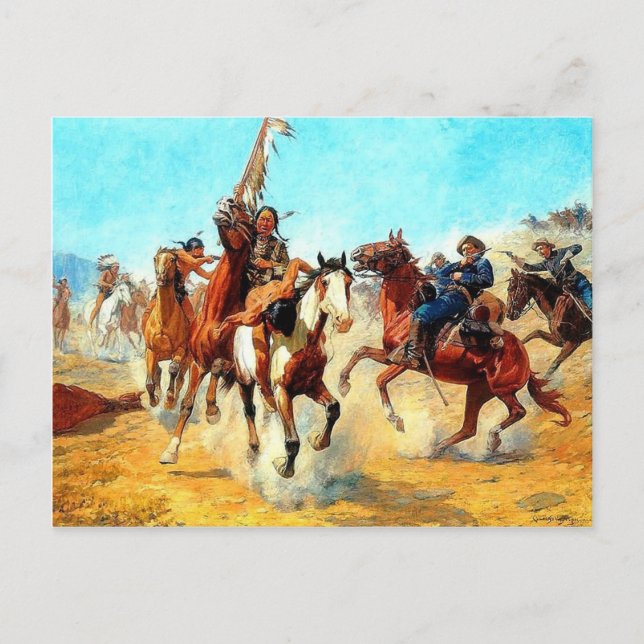 Postal El viejo Occidente (Anverso)