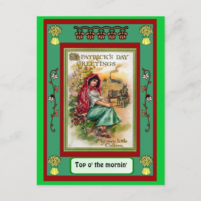 Postal El viejo país (Anverso)