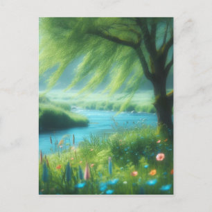 Postal El viento en el salvaje