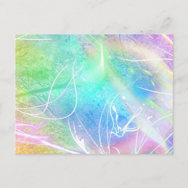 Postal El viento llora... (Anverso)