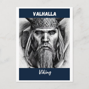 Postal El viking de Valhalla