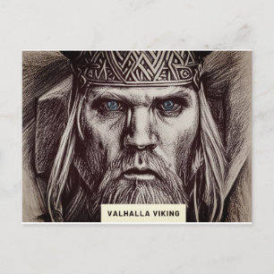 Postal El Viking Simbolismo de Valhalla - ¡En una postal!