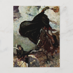 Postal Él Vio Al Goblin Levantándose