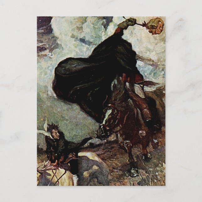 Postal Él Vio Al Goblin Levantándose (Anverso)
