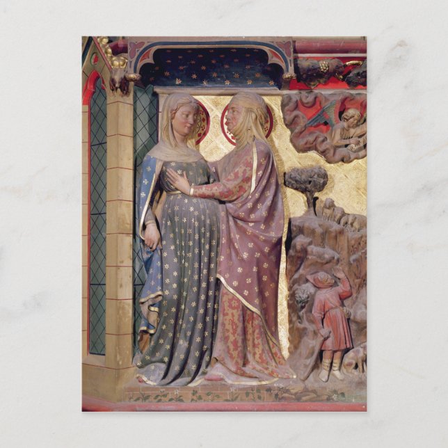Postal El Visitation, 1340-51 (Anverso)