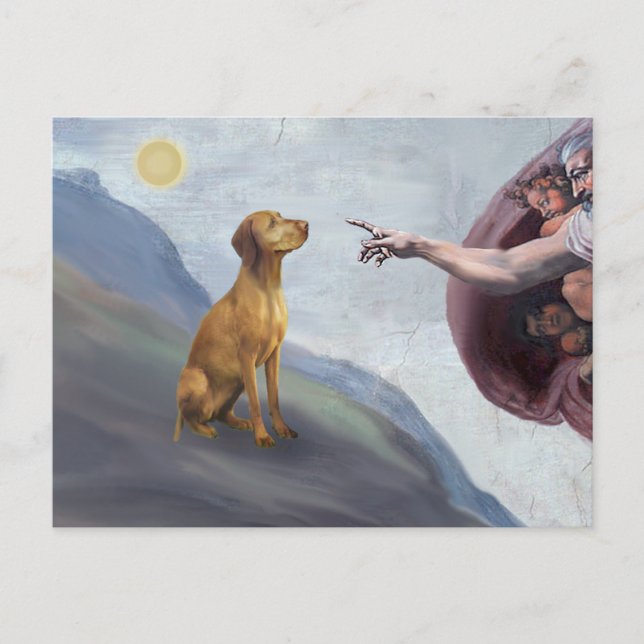 Postal El Vizsla de Dios (Anverso)