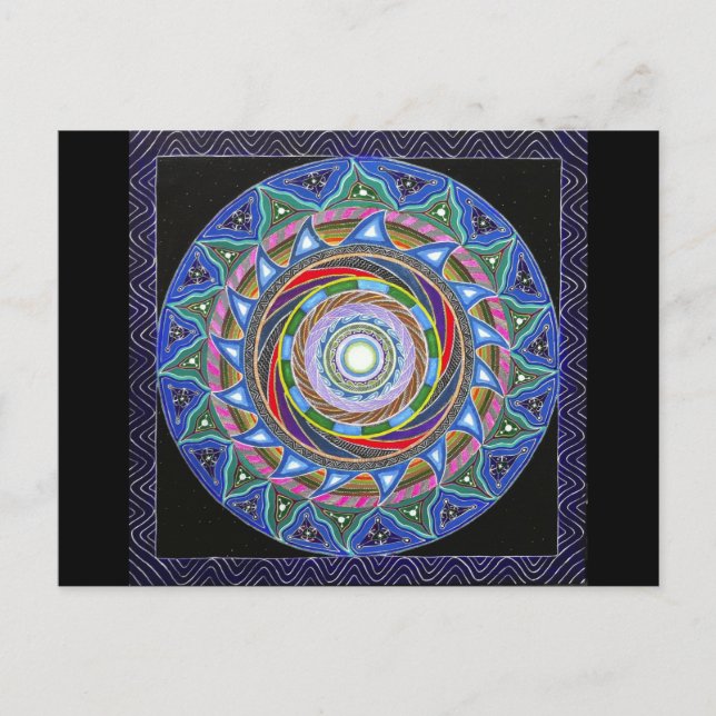 Postal El vórtice que tuerce en espiral (postal) (Anverso)