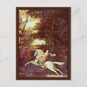 Postal El Vuelo De Florimell, Florimell Escape Por Washi