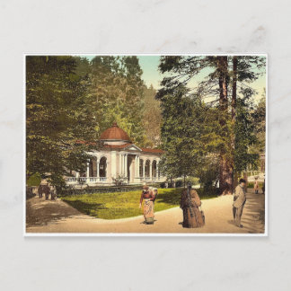 Postal El Waldquelle, Marienbad, Bohemia, Austro-Hungría