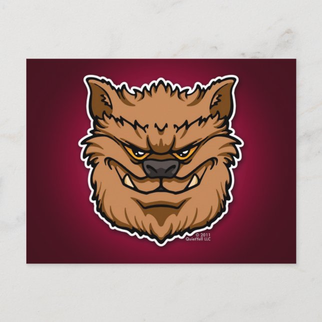 Postal El Werewolf (Marrón) (Anverso)