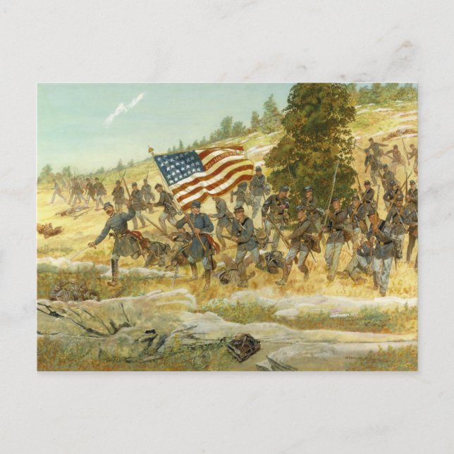 Postal El XX Maine de H. Charles McBarron (Anverso)