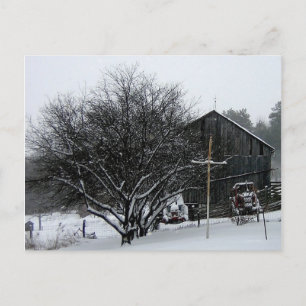Postal El yard de los padres nevados