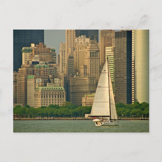 Postal ¡El yate! (Anverso)