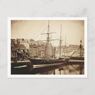 Postal El yate imperial "La Reine Hortense" en Le Havre