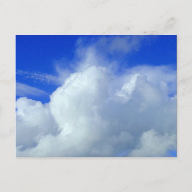 Postal El yonder azul (Anverso)