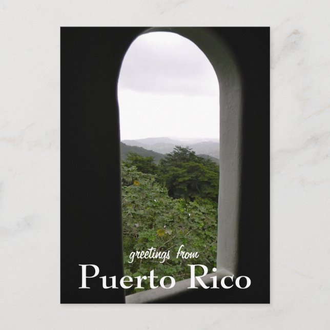 Postal El yunque, Puerto Rico (Anverso)